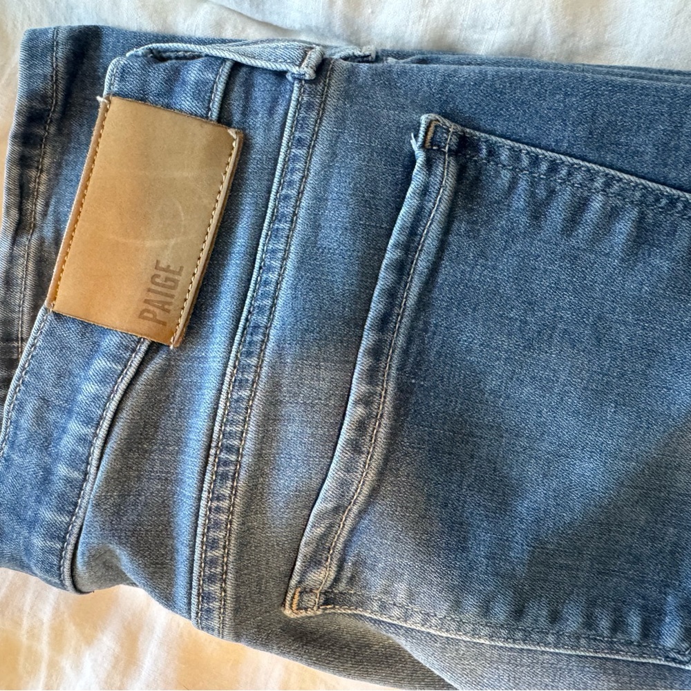 PAIGE Light Blue Denim Jeans